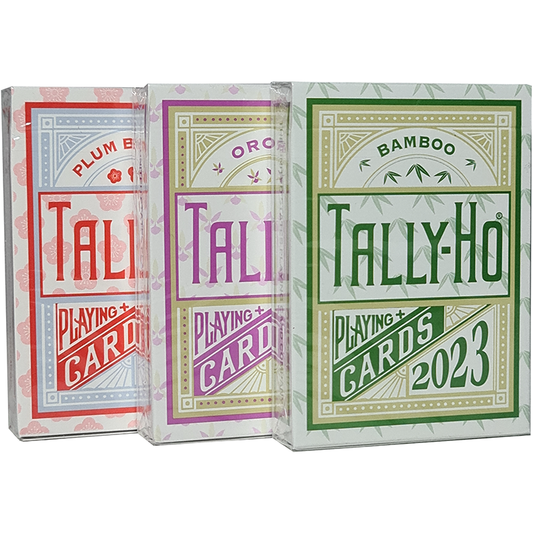 Tally-Ho Seasonal Flowers (Bamboo,Orchid,Plum Blossom) : Playing Cards, Poker, Magic, Cardistry, Singapore