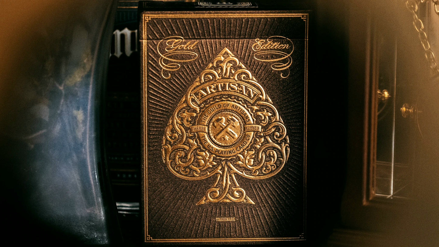 Artisan Gold by theory11 : Playing Cards, Poker, Magic, Cardistry, Singapore