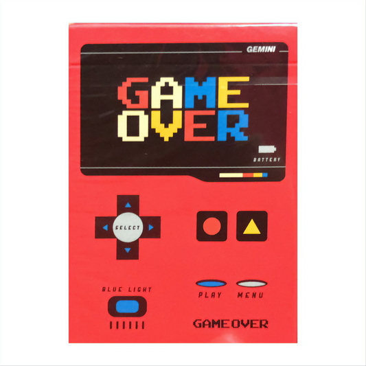 Game Over Red by Gemini : Playing Cards, Poker, Magic, Cardistry, Singapore