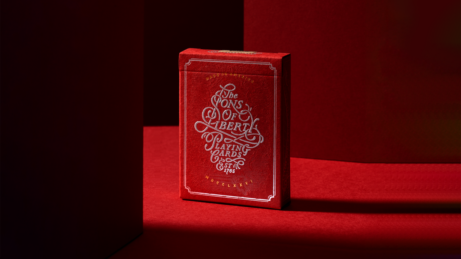 Sons of Liberty Patriot Red by Dan & Dave : Playing Cards, Poker, Magic, Cardistry, Singapore