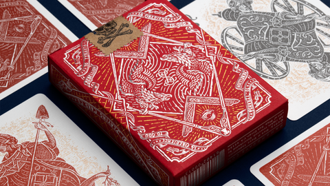 Sons of Liberty Patriot Red by Dan & Dave : Playing Cards, Poker, Magic, Cardistry, Singapore